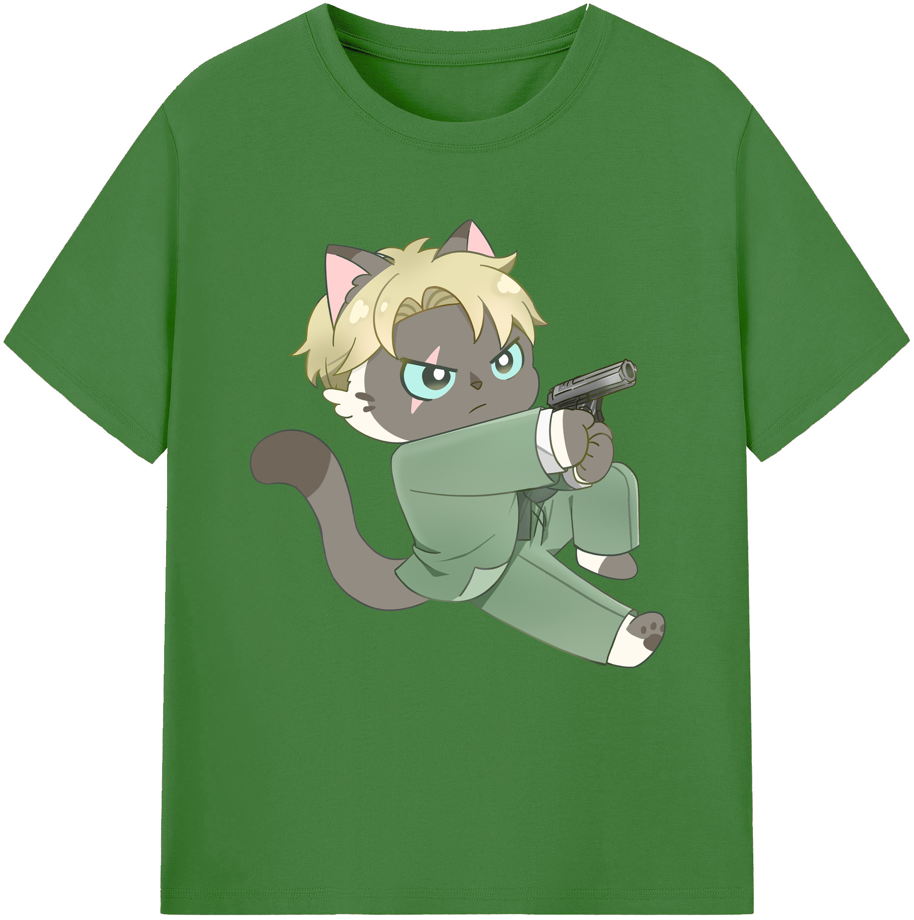 （画像用） SPY×FAMILY间谍家家酒 レディースカジュアルプリントTシャツ（綿100％）